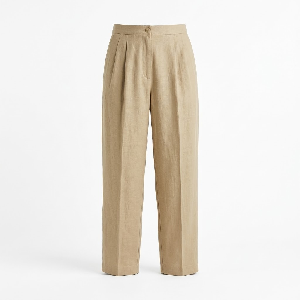 Pantalón de Vestir de Mujer De Lino