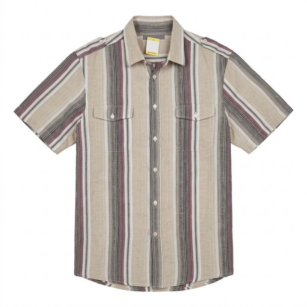 Camisa de Vestir de Mangas Cortas Solitude