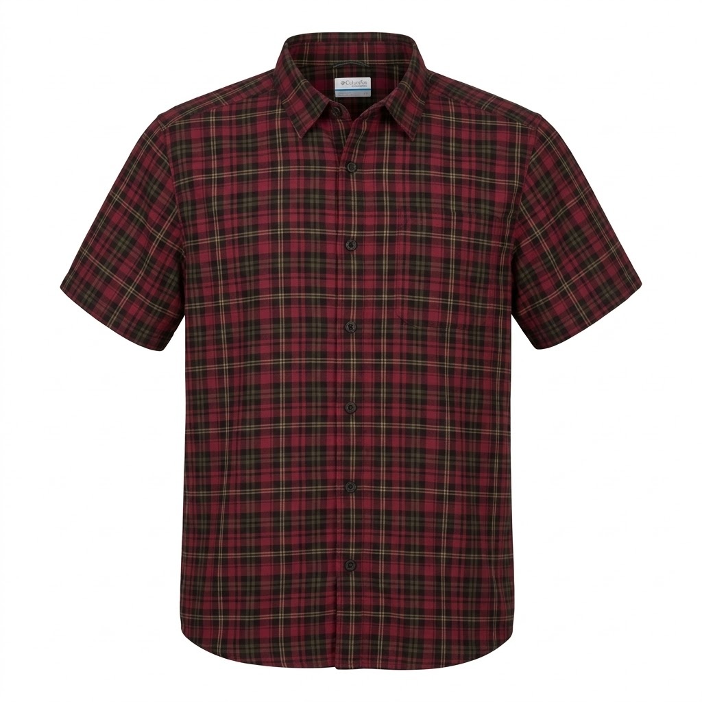Camisa Casual de Mangas Cortas Columbia