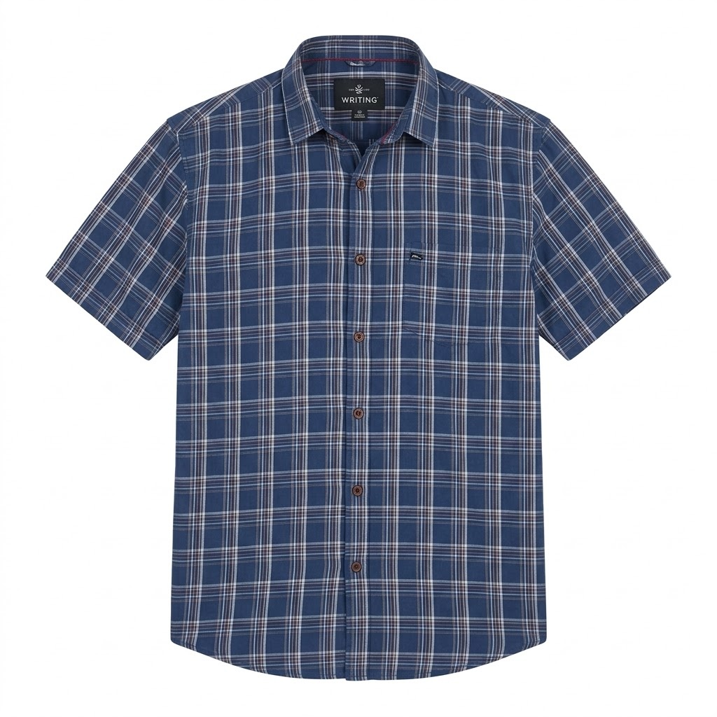 Camisa De Vestir de Mangas Cortas Whether