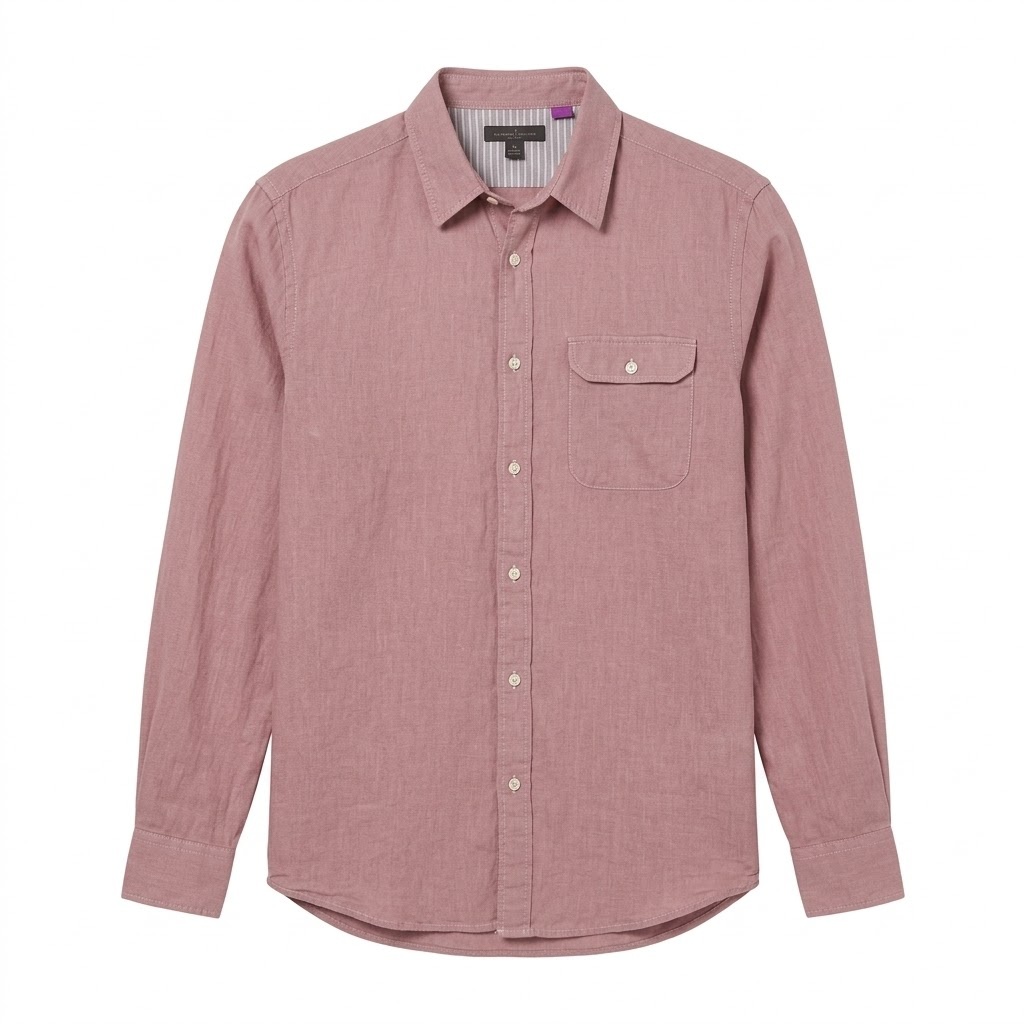 Camisa de Vestir de Mangas Largas Banana Republic