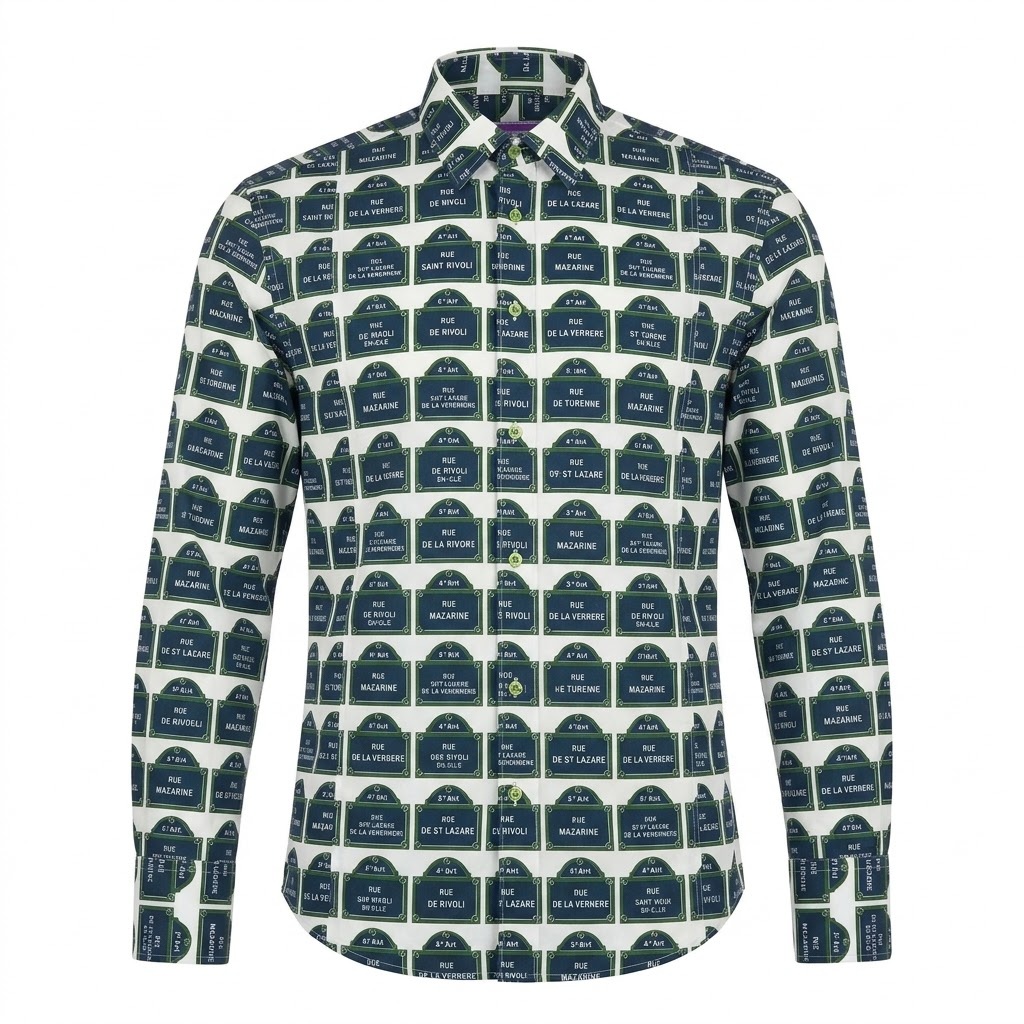 Camisa de Vestir Mangas Largas Cotton Doug