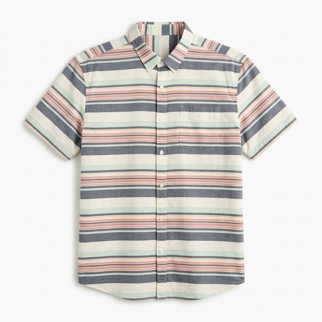 Camisa Casual Mangas Cortas George