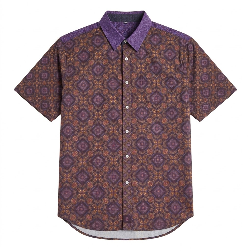Camisa Casual Mangas Cortas