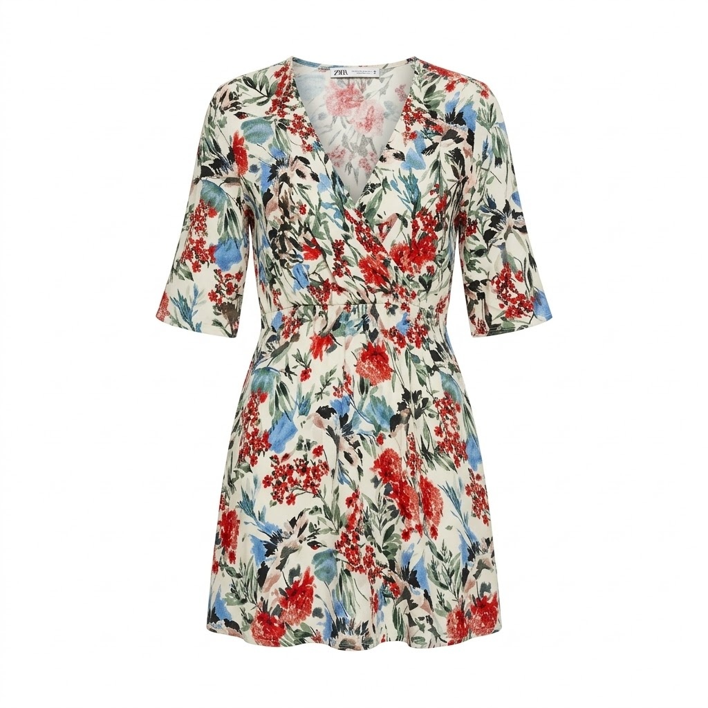 Vestido Casual Zara Basic