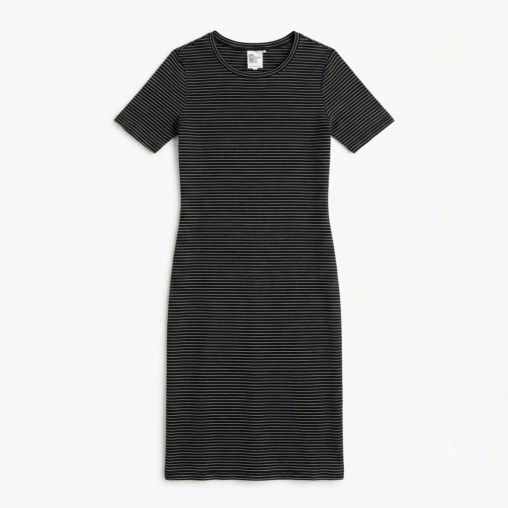 Vestido Casual Rayado