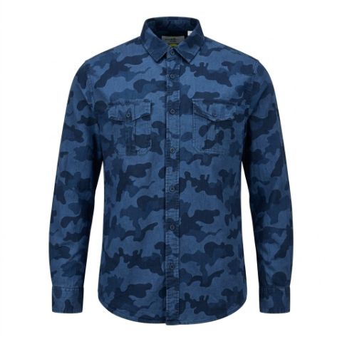 Camisa Casual Mangas Largas RuffeHewn