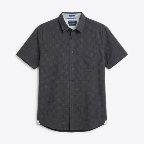 Camisa de Vestir Mangas Cortas Denim & Flower